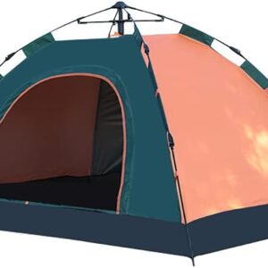Waterproof outing tent with 3‑second automatic setup, reinforced rainproof design, 3‑sided ventilation, strong fiberglass rods, and spacious interior—perfect for hiking and outdoor trips.