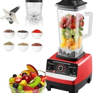 Blender 5500W Heavy Duty Blender for Fruits, Vegetable, Spices With 2 Jars Multicolor Commercial Grade Blender Mixer