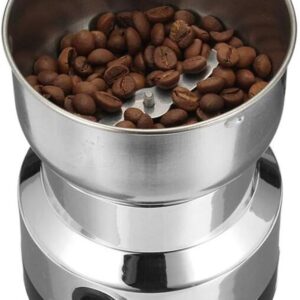 Electric Stainless Steel Coffee Bean Grinder Home Grinding Milling Machine 220V EU Plug Coffee Accessories Kitchenware