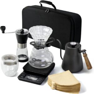 Coffee Maker Gift set Accessories Kitchen V60 Scale with timer Pour Over Kettle Server