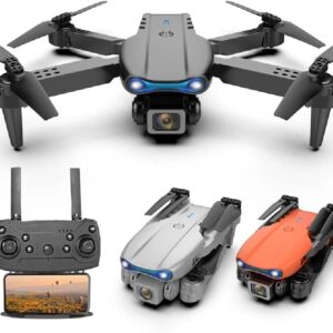 E99 Foldable Drone with Dual HD Camera, WiFi FPV, Altitude Hold, Headless Mode & Remote Control